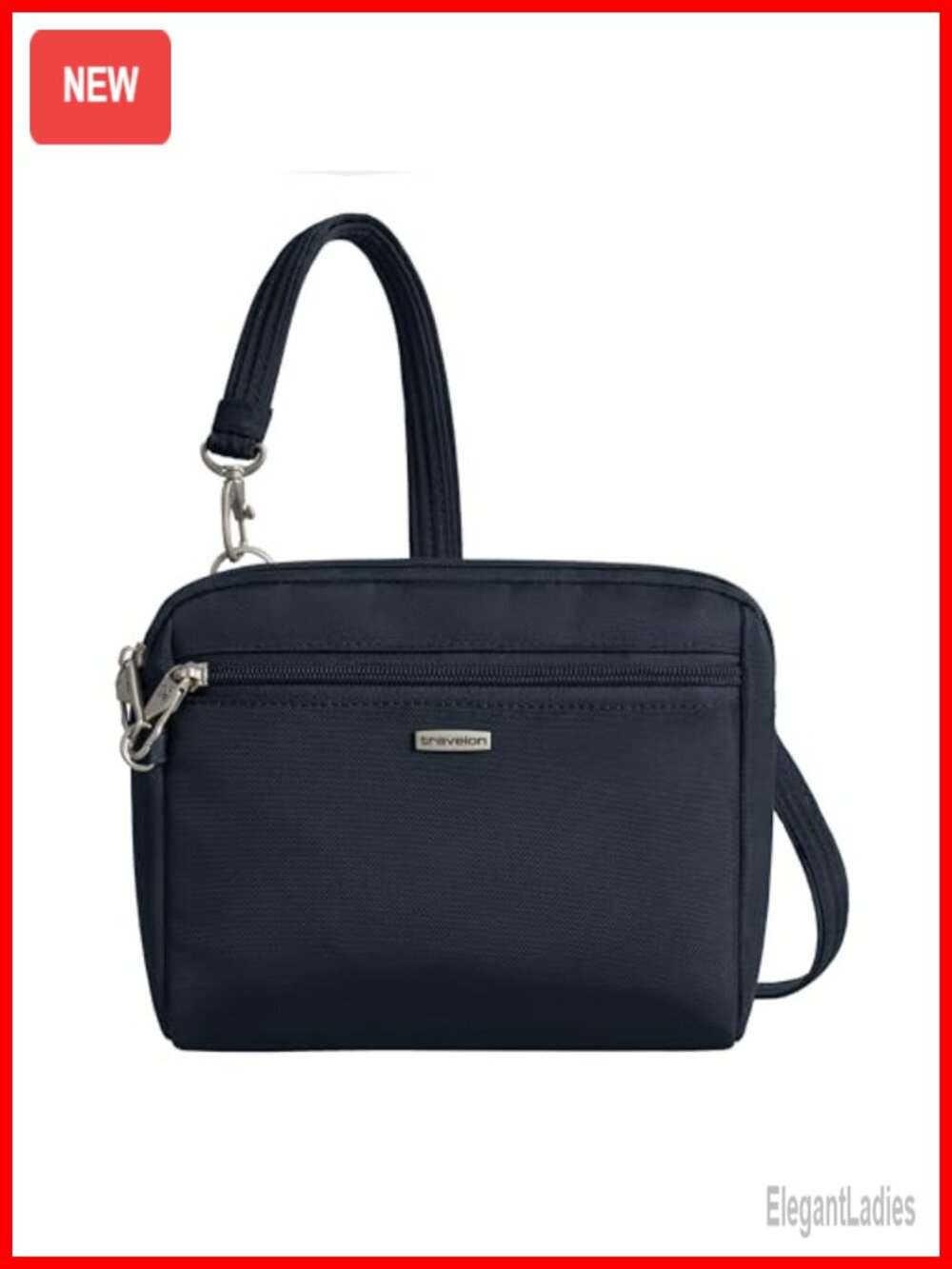 Travelon Anti-Theft Convertible Crossbody Waist Pack RFID Locking